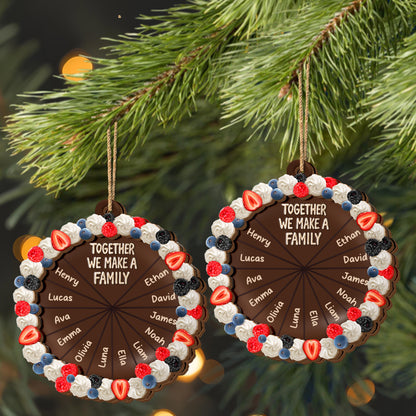 Together We Make A Family Chocolate Design