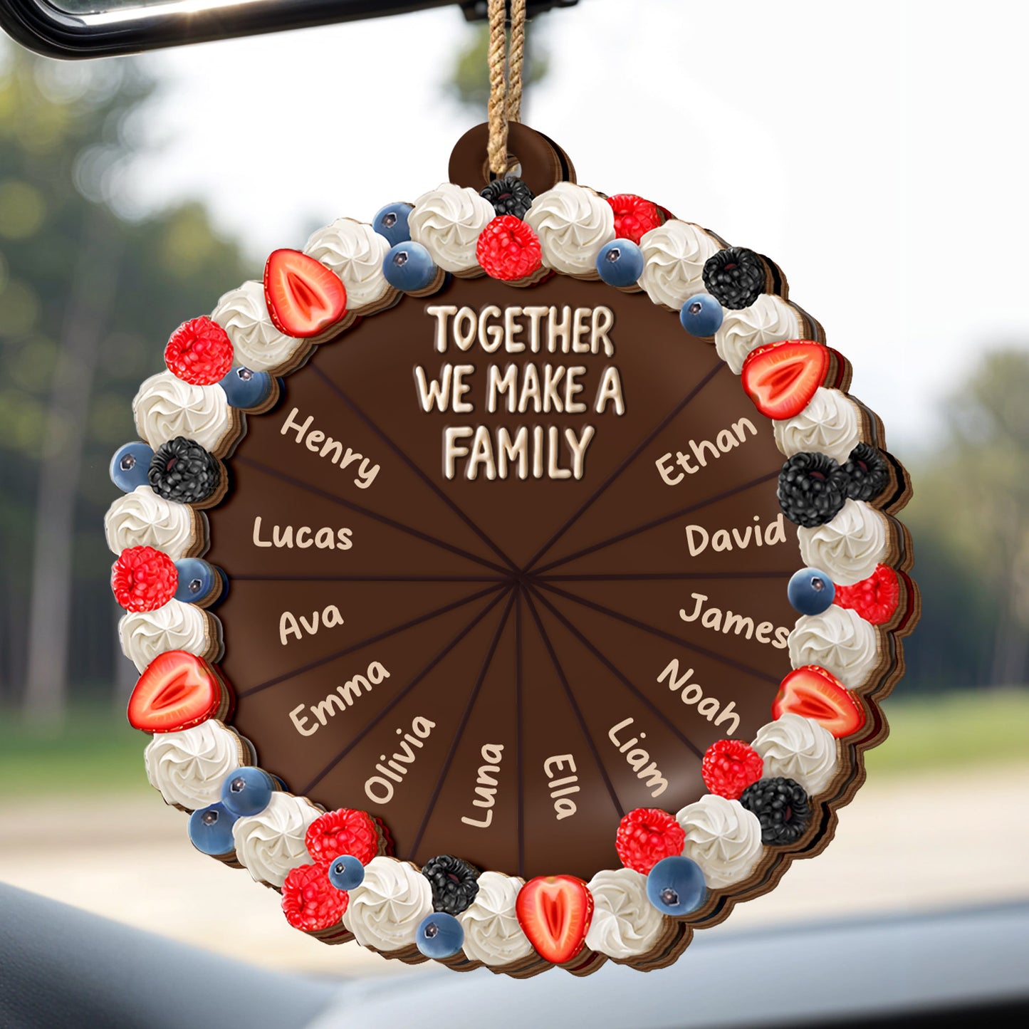 Together We Make A Family Chocolate Design