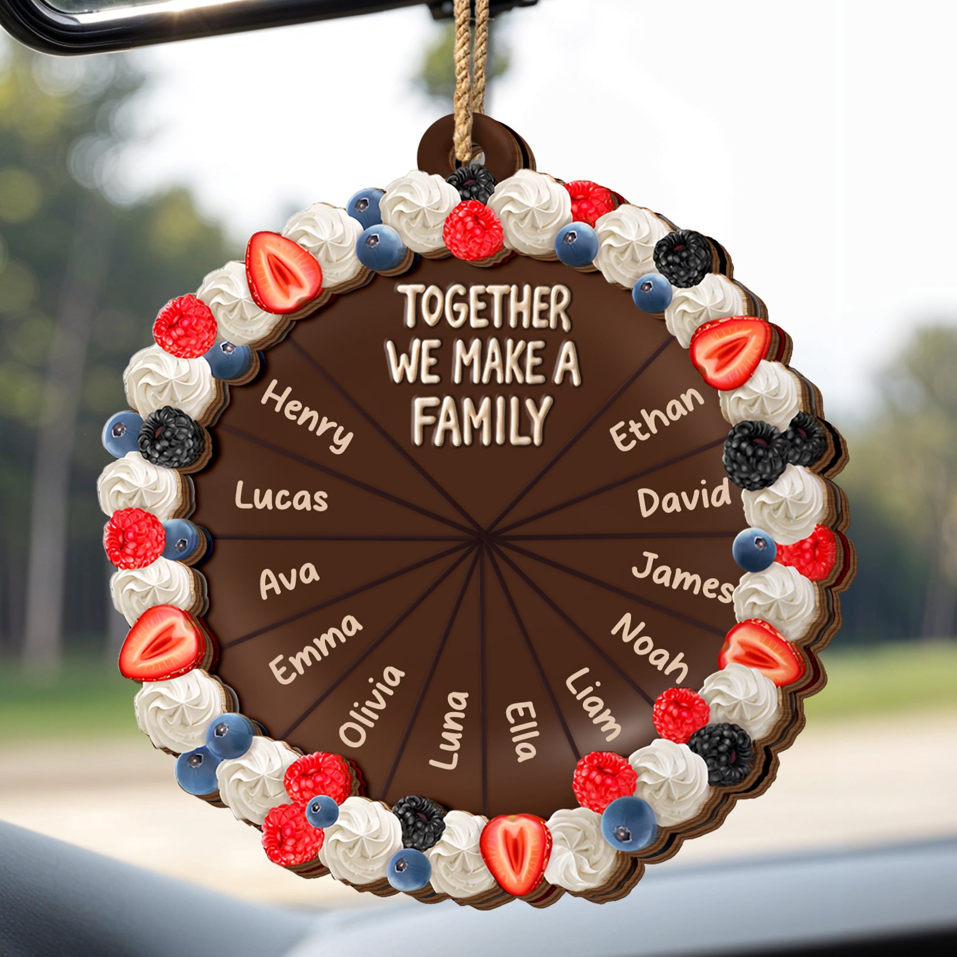 Together We Make A Family Chocolate Design