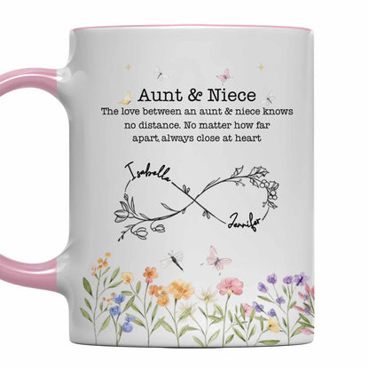 Love Between Aunt & Niece, Flowers And Butterflies