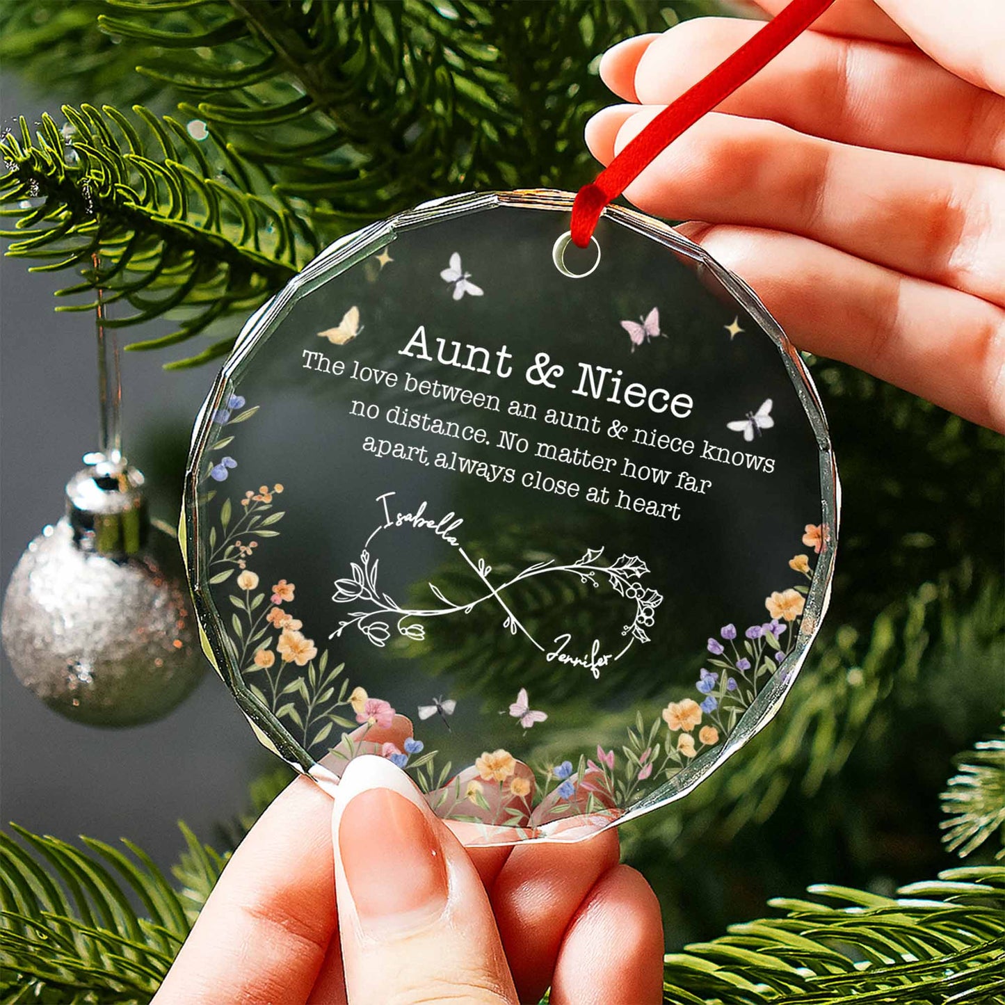 The Love Between An Aunt & Niece, Butterflies & Flowers