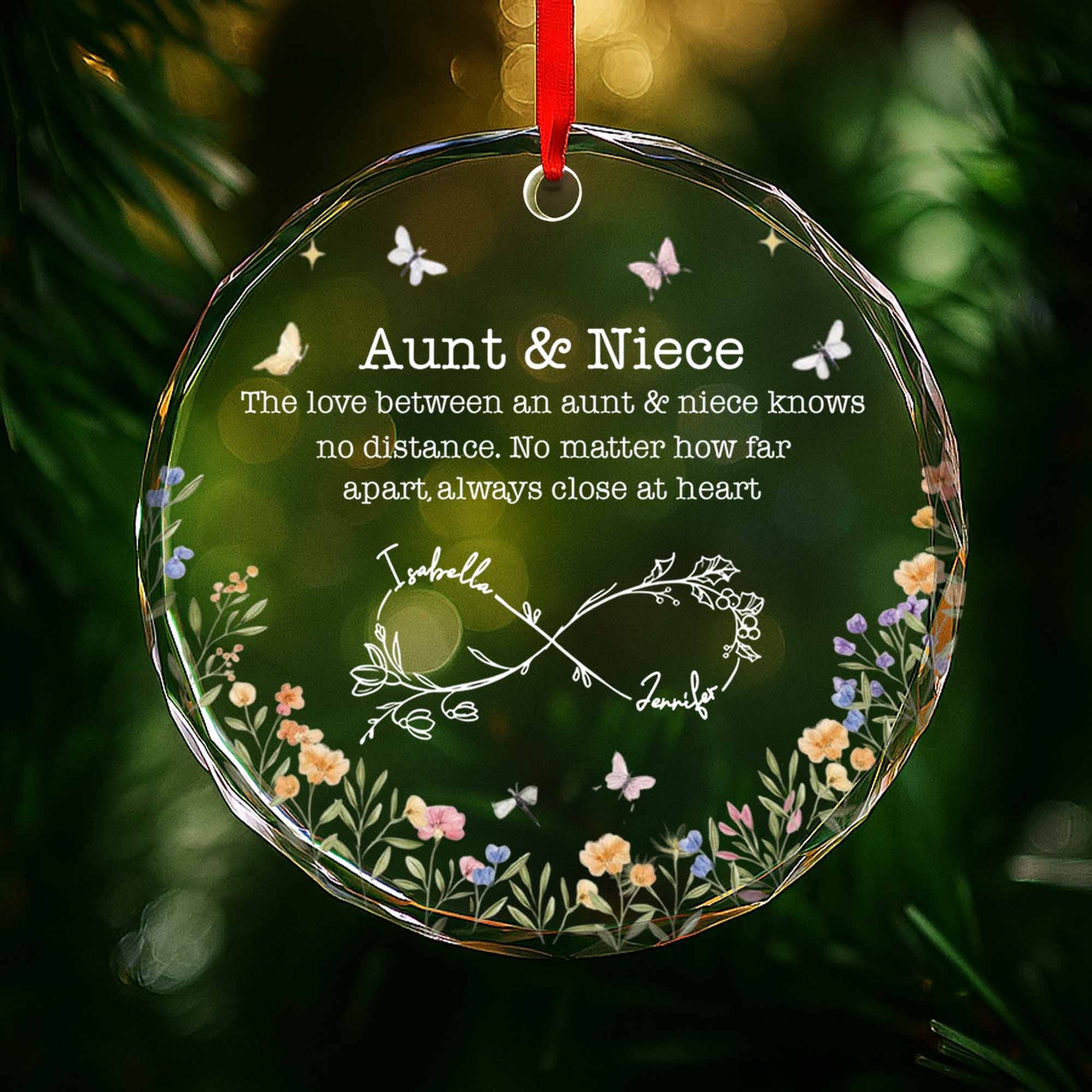 The Love Between An Aunt & Niece, Butterflies & Flowers