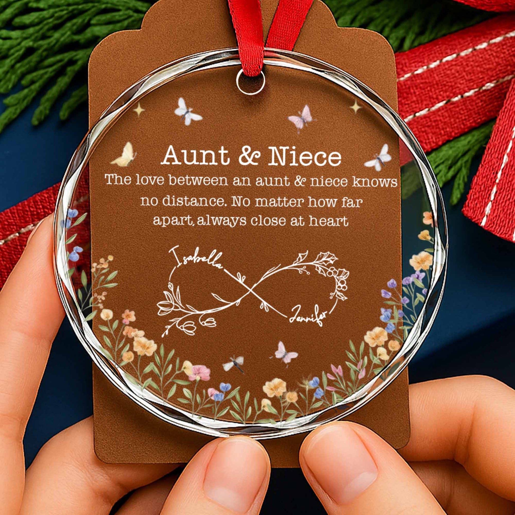 The Love Between An Aunt & Niece, Butterflies & Flowers