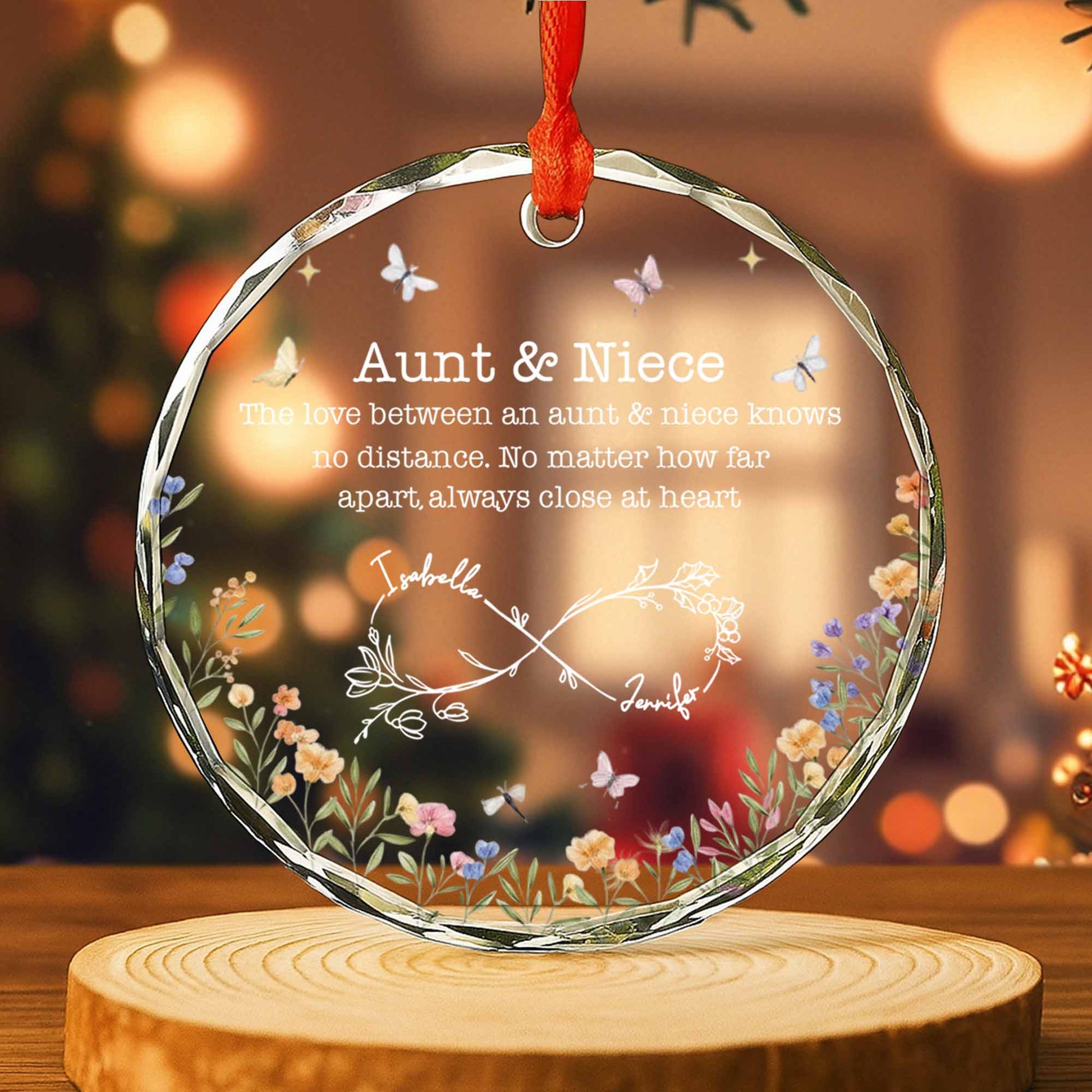 The Love Between An Aunt & Niece, Butterflies & Flowers