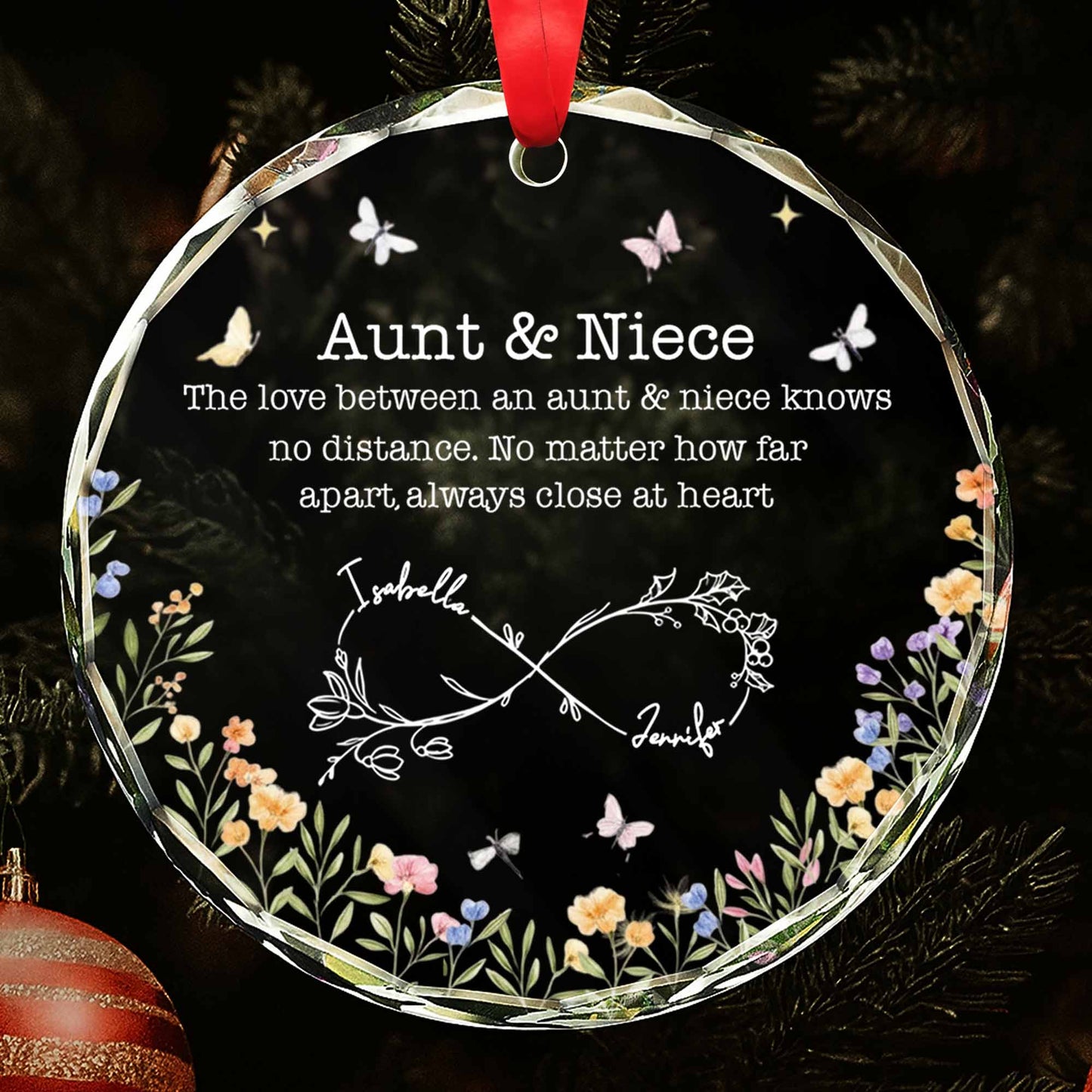 The Love Between An Aunt & Niece, Butterflies & Flowers