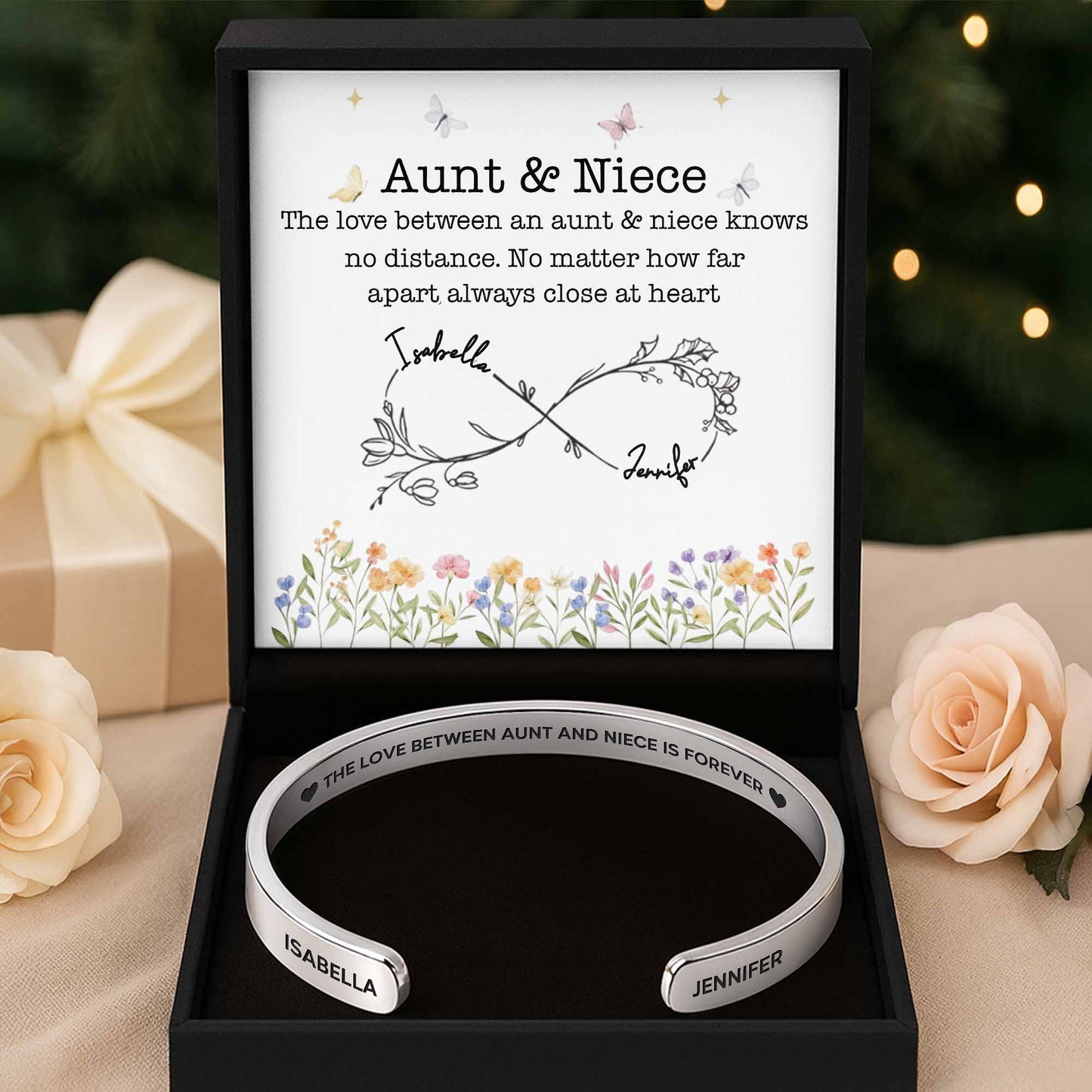 The Love Between Aunt And Niece Is Forever Bracelet