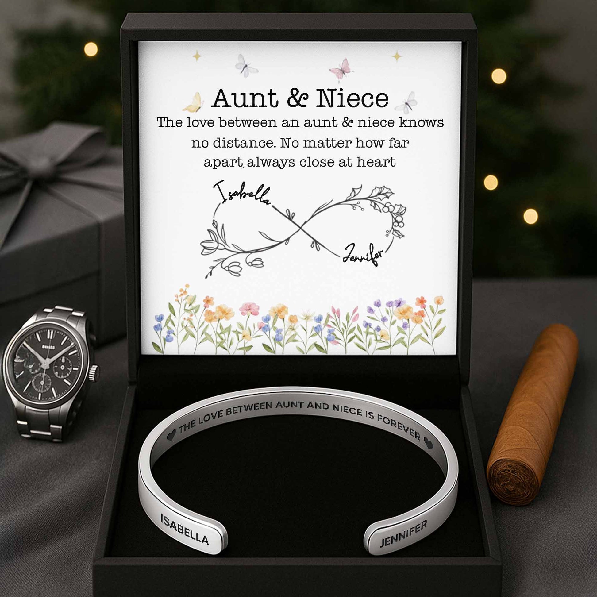 The Love Between Aunt And Niece Is Forever Bracelet