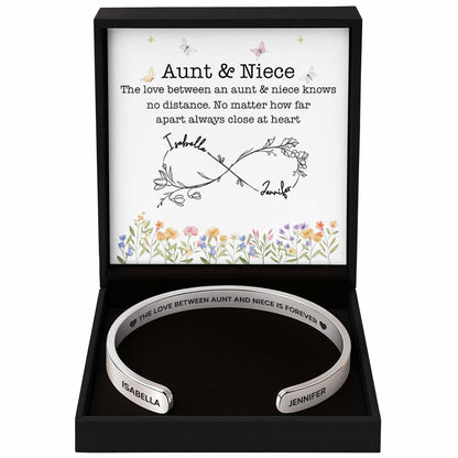 The Love Between Aunt And Niece Is Forever Bracelet