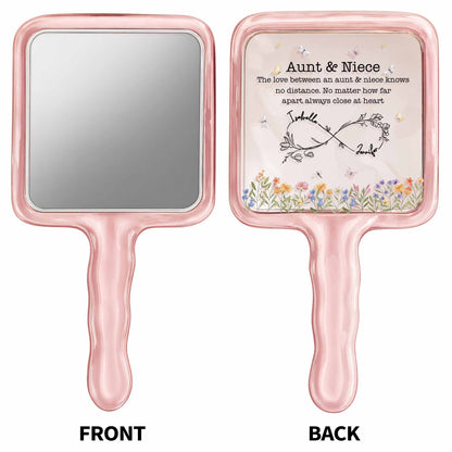 Love Between Aunt & Niece, Hearts And Flowers