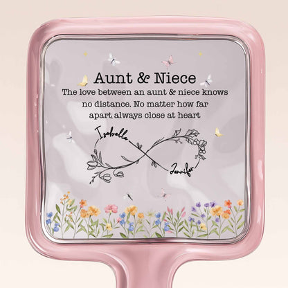 Love Between Aunt & Niece, Hearts And Flowers