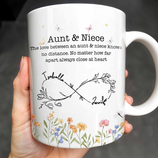 Aunt And Niece Always Close At Heart Coffee Mug
