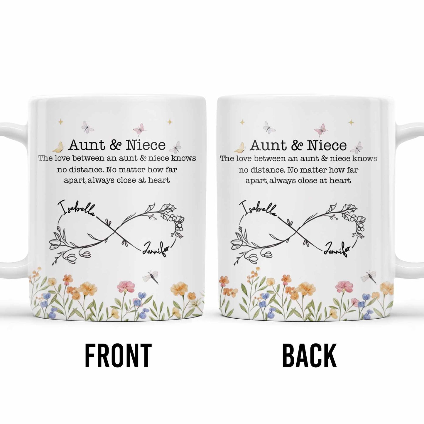 Aunt And Niece Always Close At Heart Coffee Mug