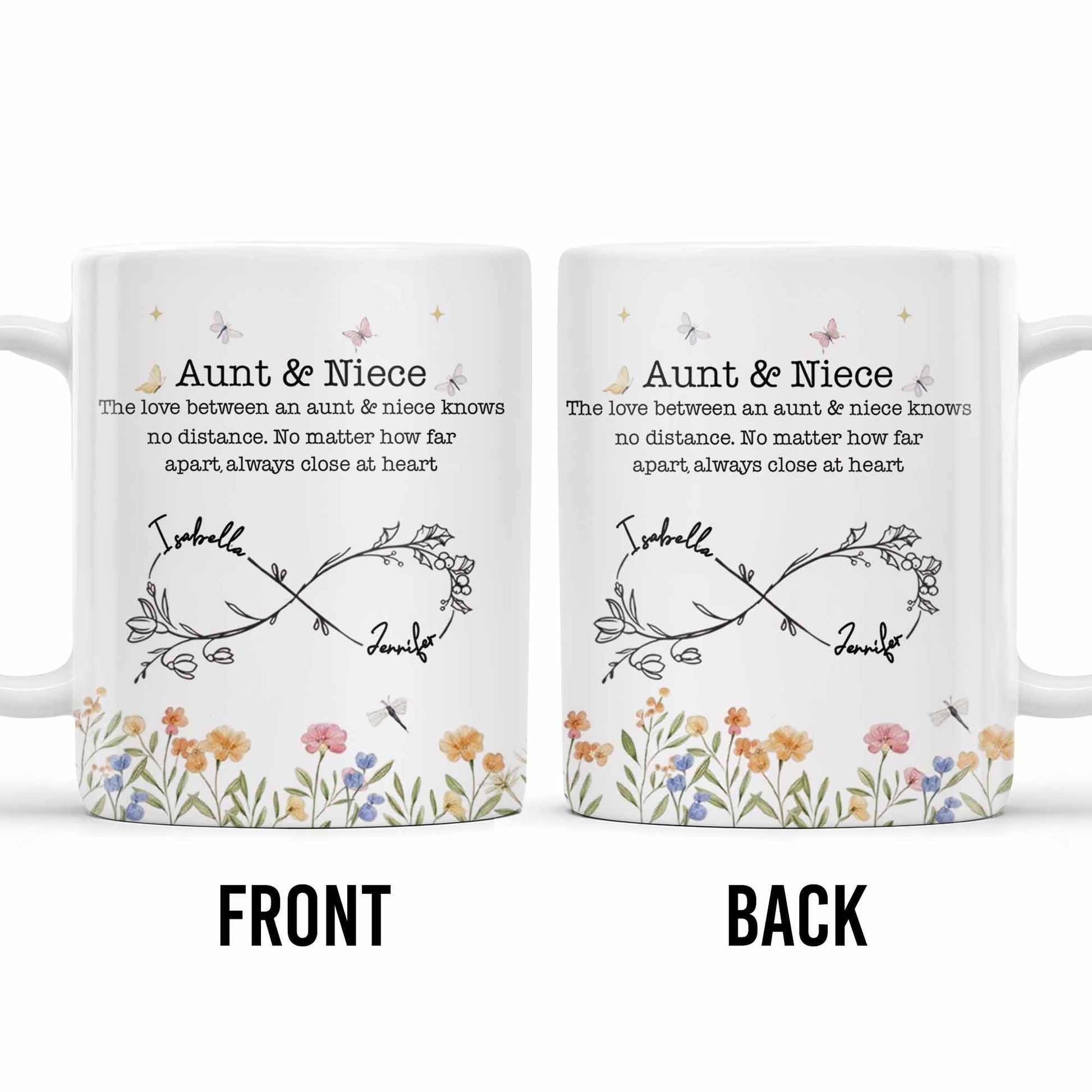 Aunt And Niece Always Close At Heart Coffee Mug