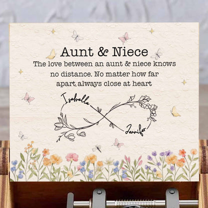 Love Between Aunt & Niece, Always Close At Heart, Flowers