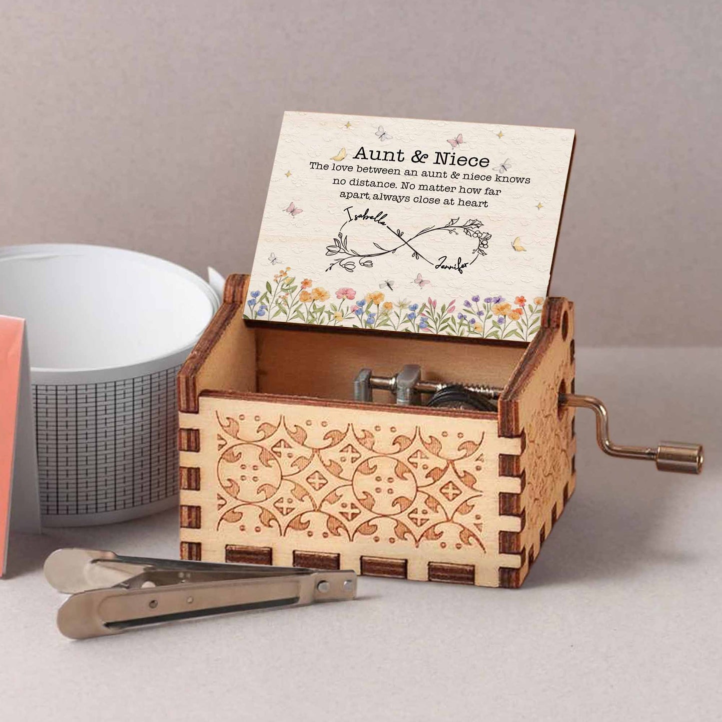 Love Between Aunt & Niece, Always Close At Heart, Flowers