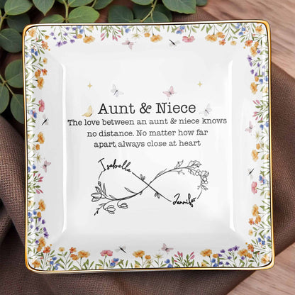 Aunt & Niece Love Knows No Distance, Flowers And Butterflies