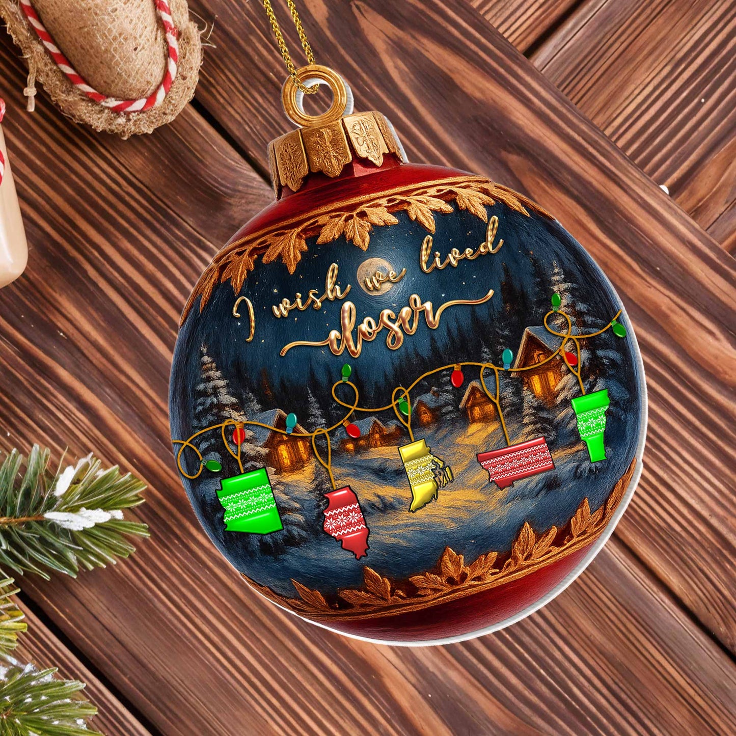 I Wish We Lived Closer, Holiday Lights And Cabins