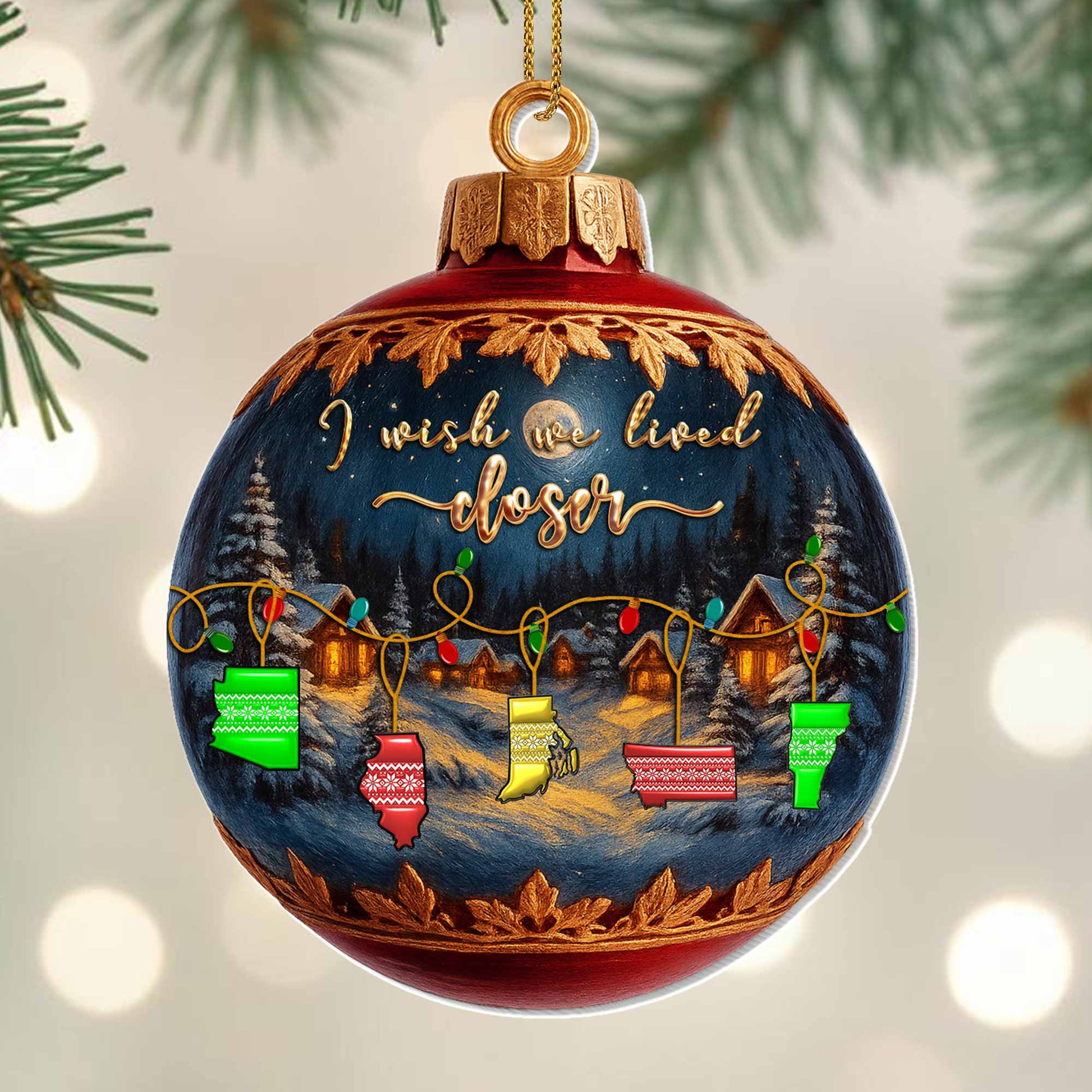 I Wish We Lived Closer, Holiday Lights And Cabins