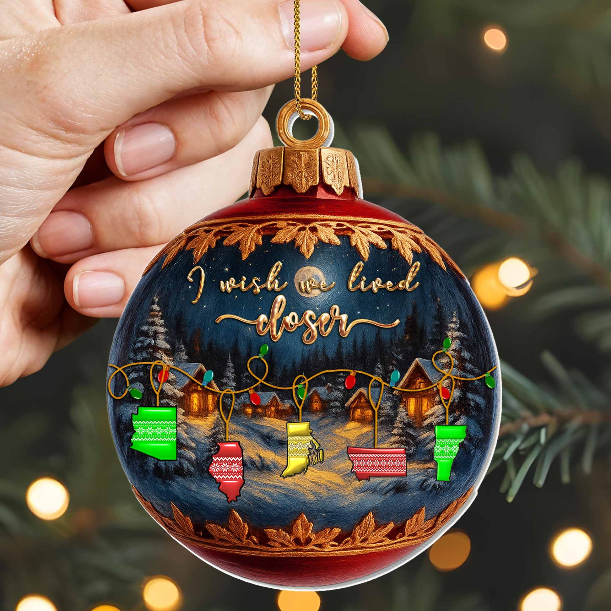 I Wish We Lived Closer, Holiday Lights And Cabins