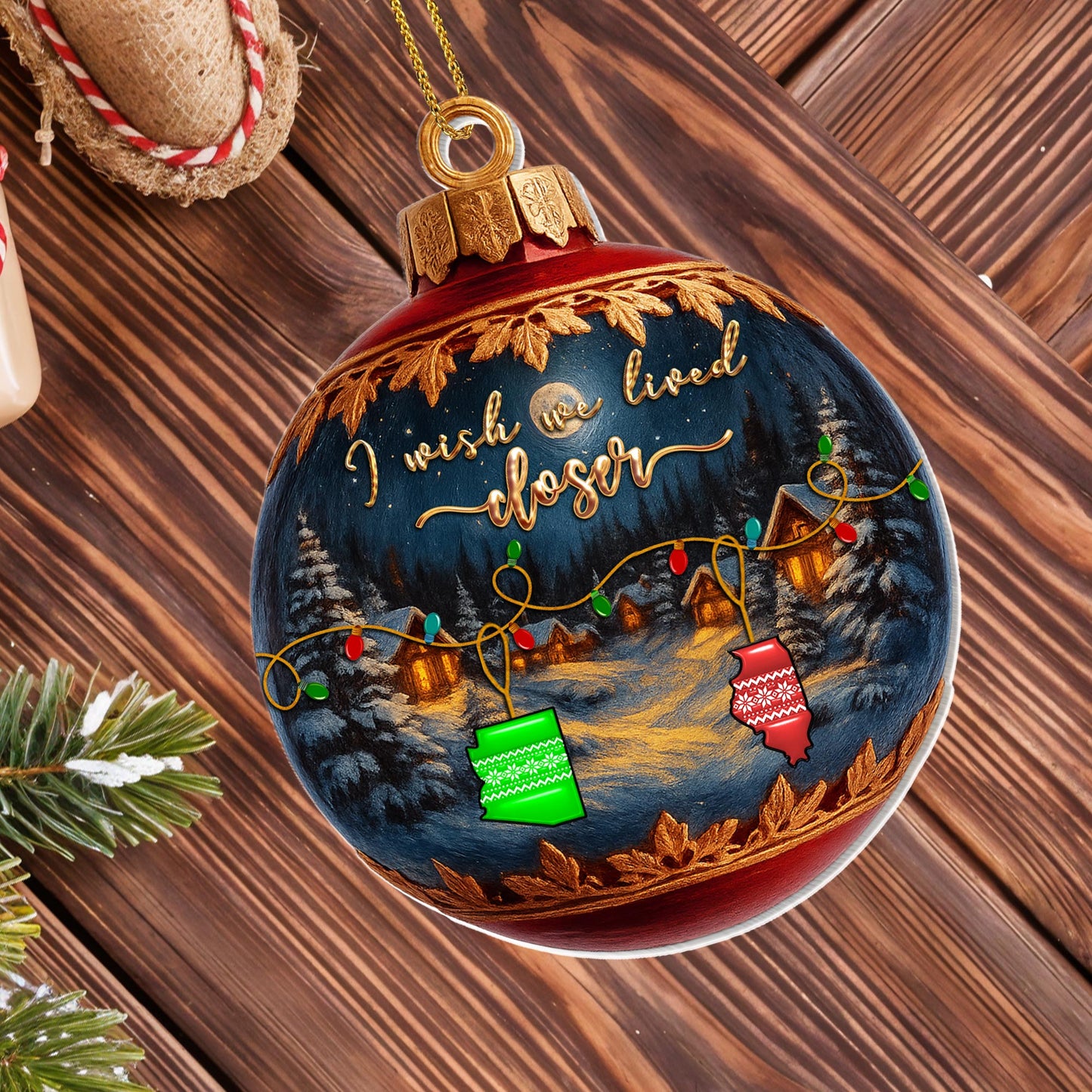 I Wish We Lived Closer, Holiday Lights And Cabins