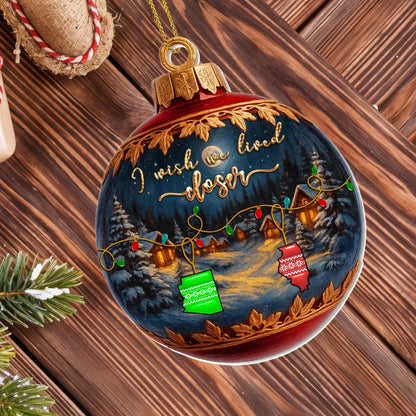 I Wish We Lived Closer, Holiday Lights And Cabins