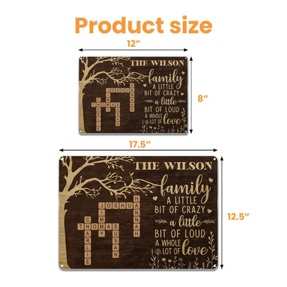 A Little Bit Of Crazy And Love Family Tree Design