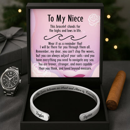 To My Niece, Bracelet For Bravery & Strength