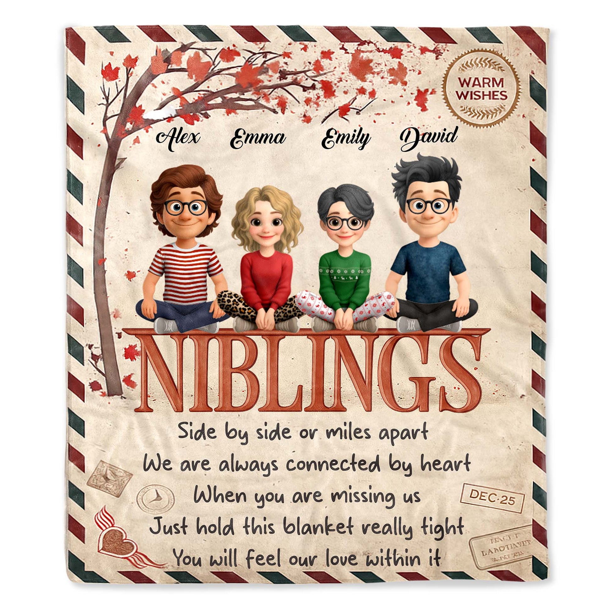 Side By Side Or Miles Apart, Siblings Always Connected By Heart