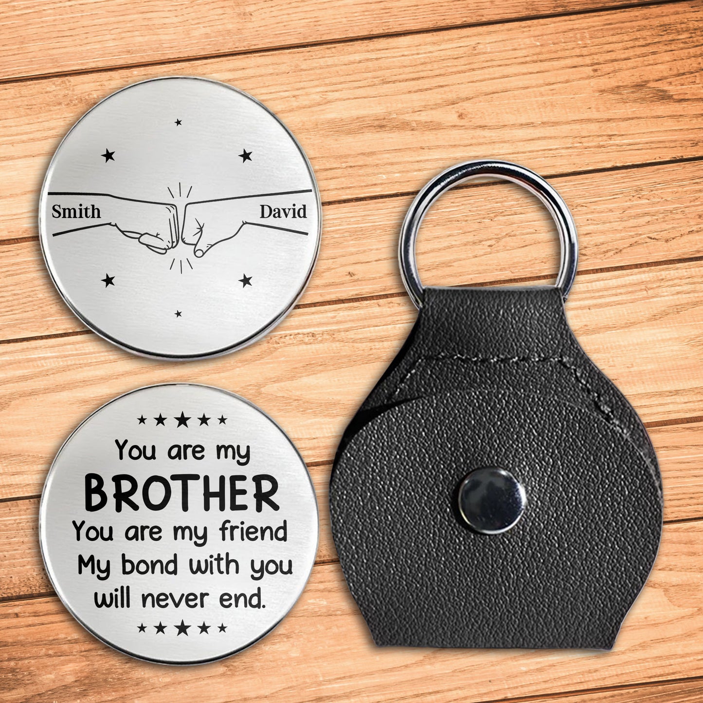 You Are My Brother Handshake And Stars