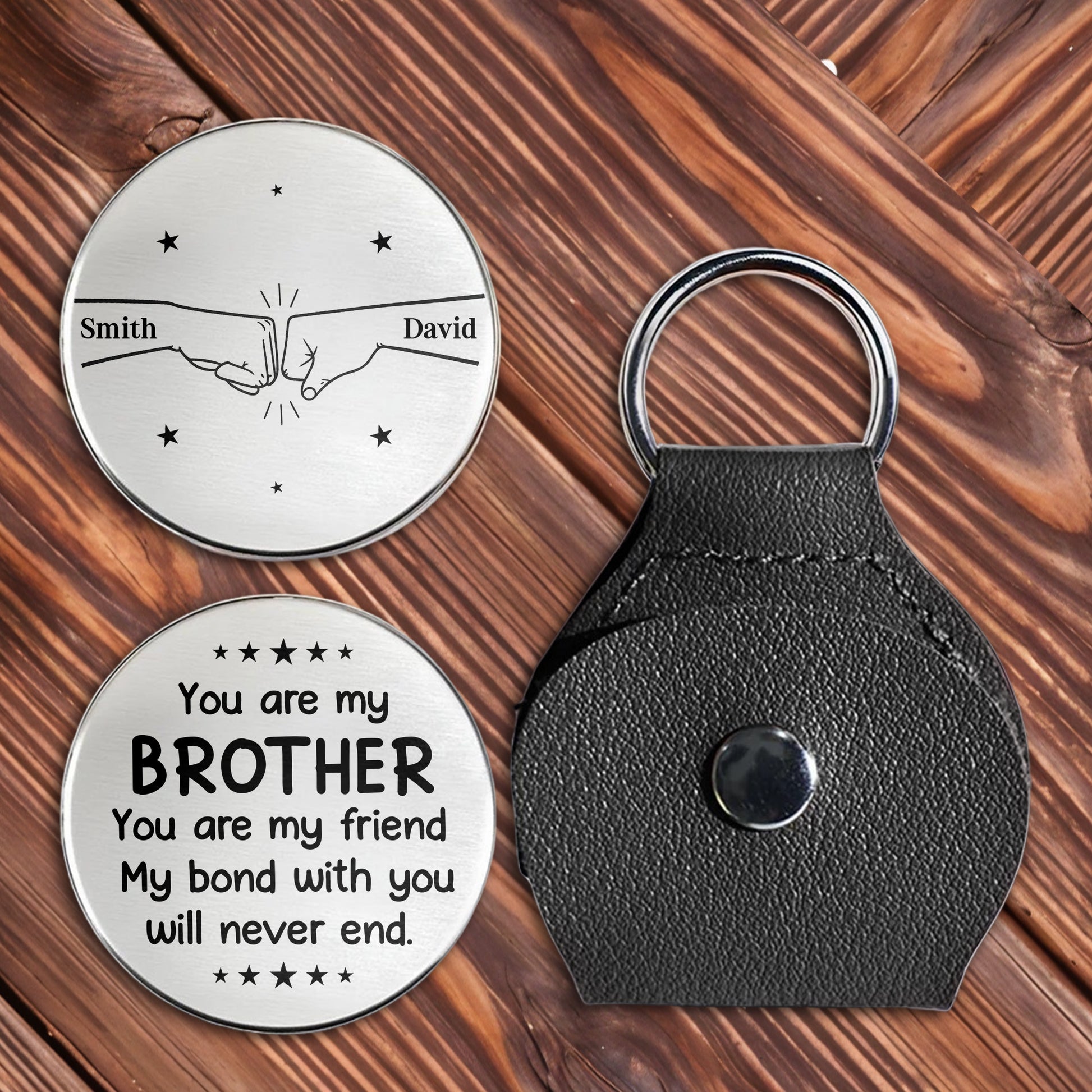 You Are My Brother Handshake And Stars