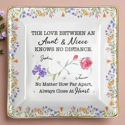 The Love Between An Aunt & Niece, Roses and Violets Design