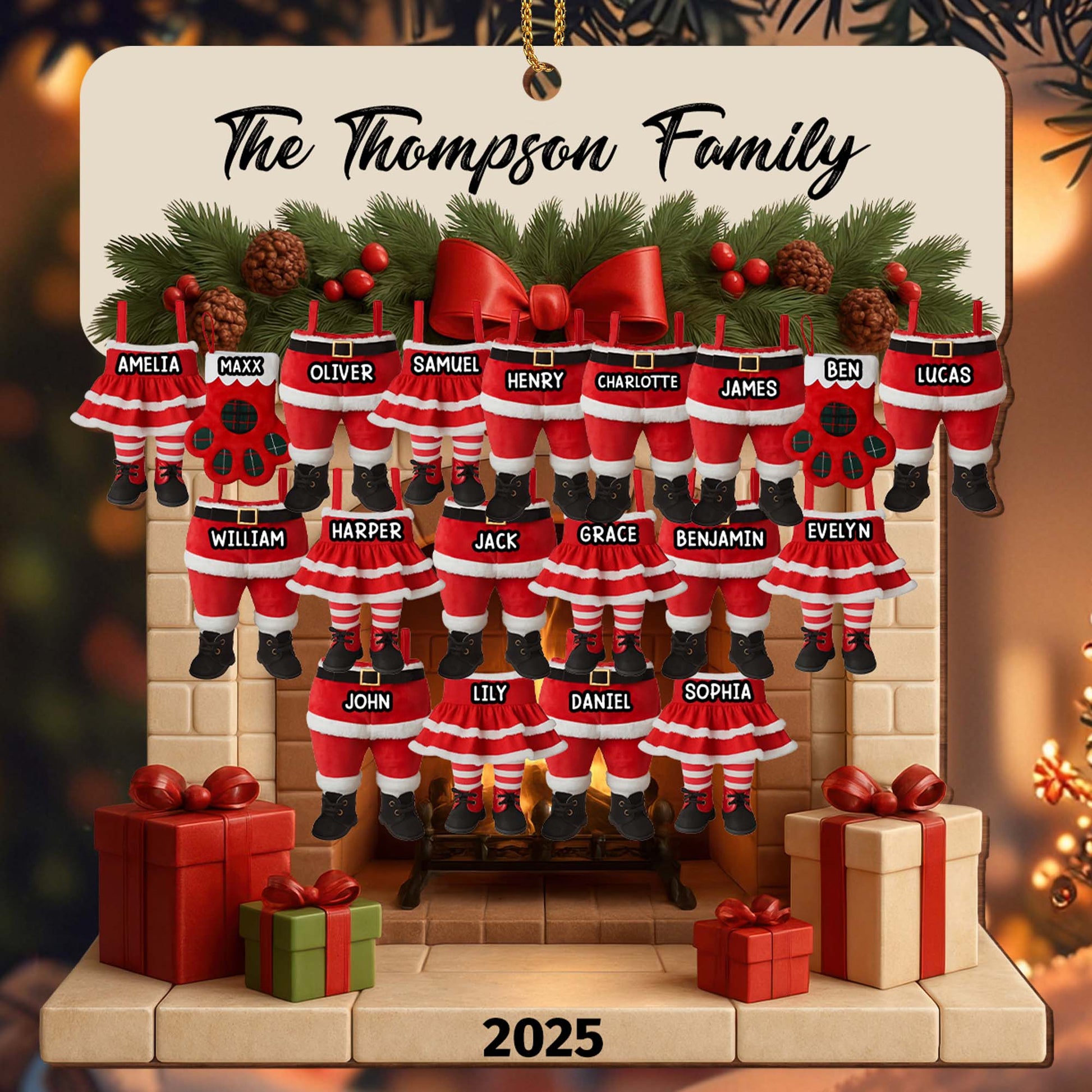 Celebrate The Holidays With Festive Family And Pets Design