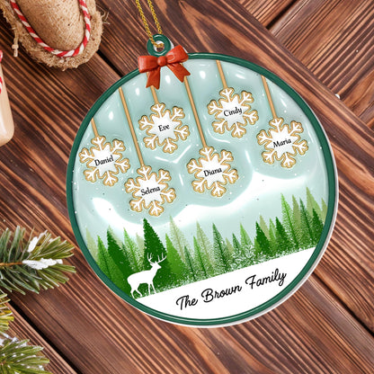 Celebrate Family With Custom Deer and Forest Design