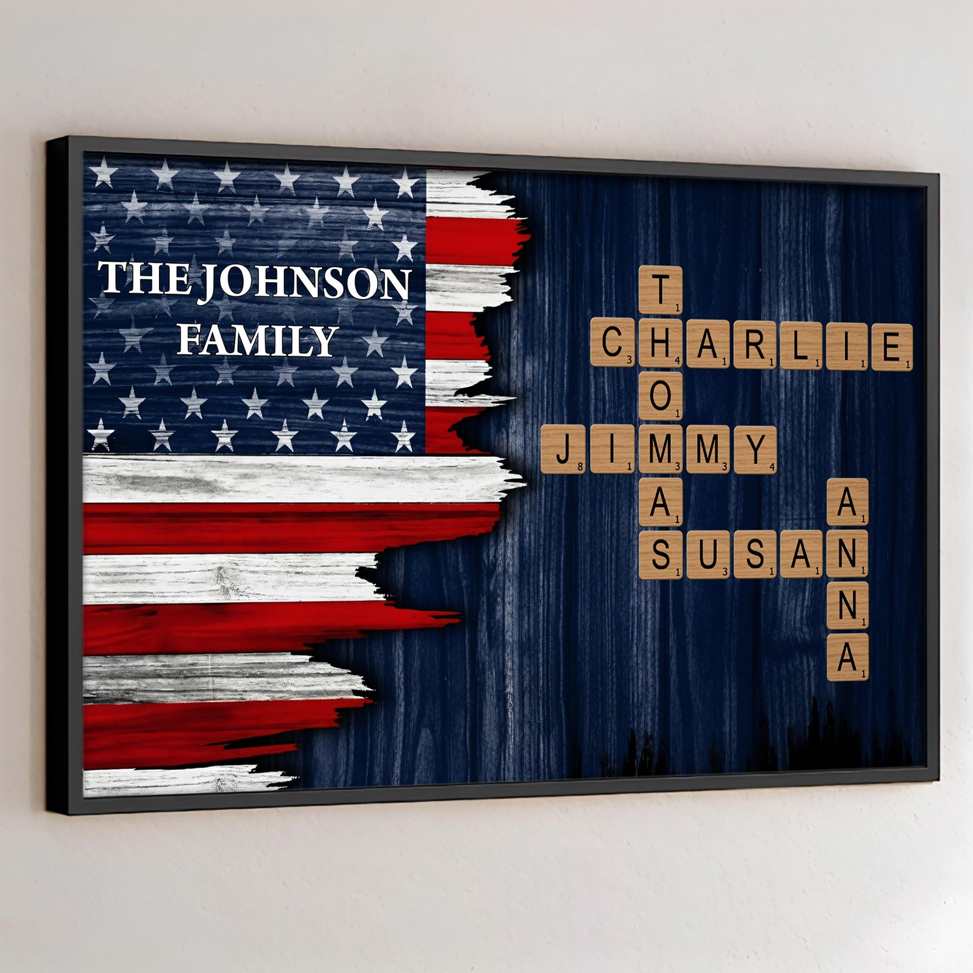 Celebrate Family Bond With Patriotic American Flag