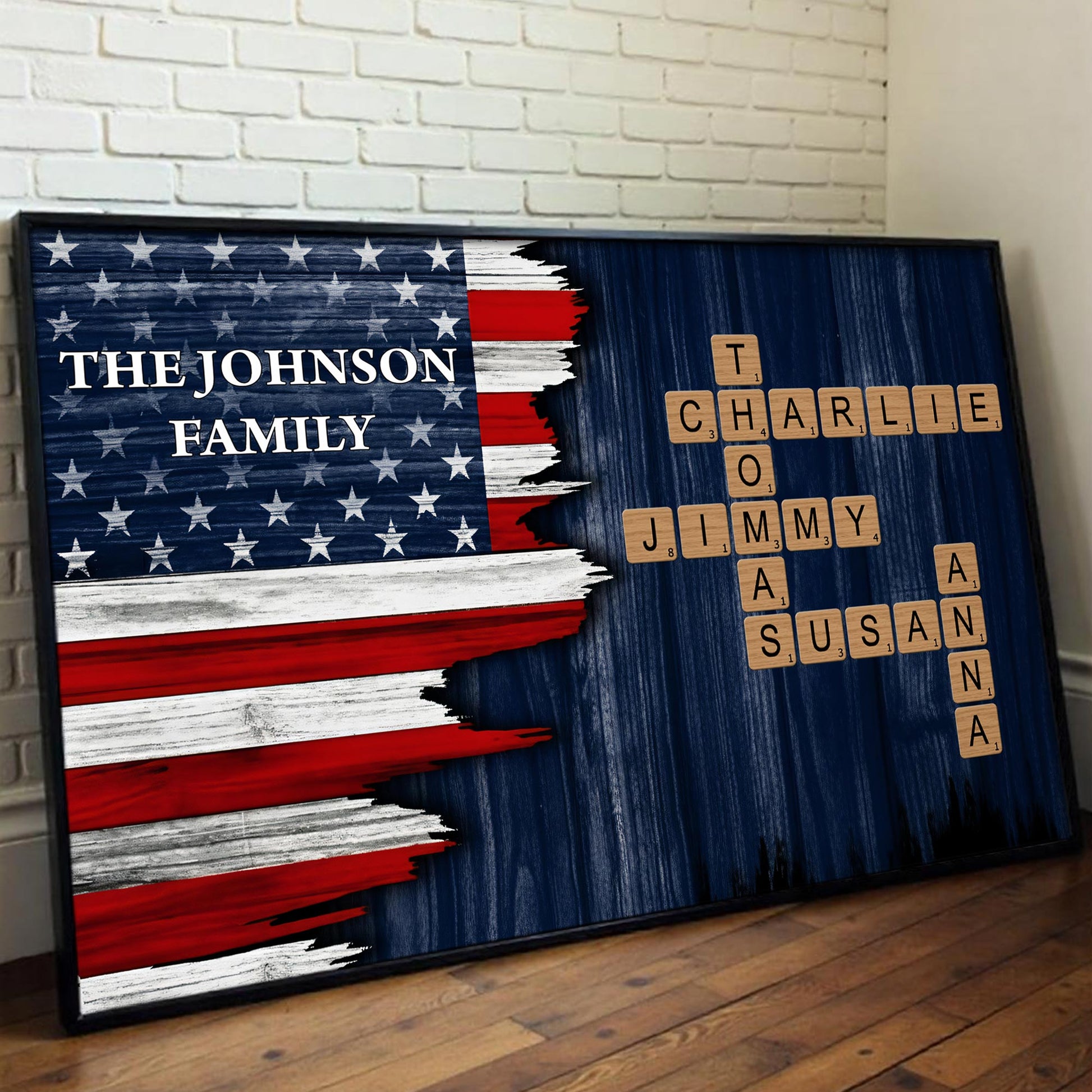 Celebrate Family Bond With Patriotic American Flag