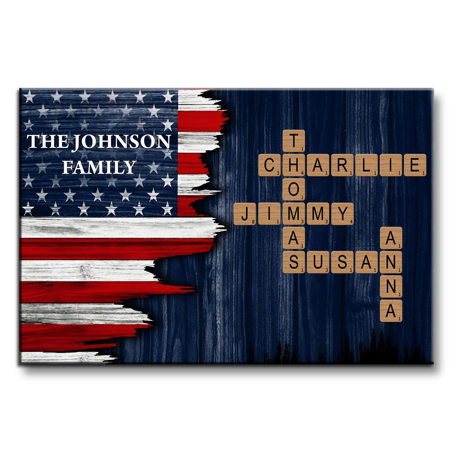 Celebrate Family Bond With Patriotic American Flag