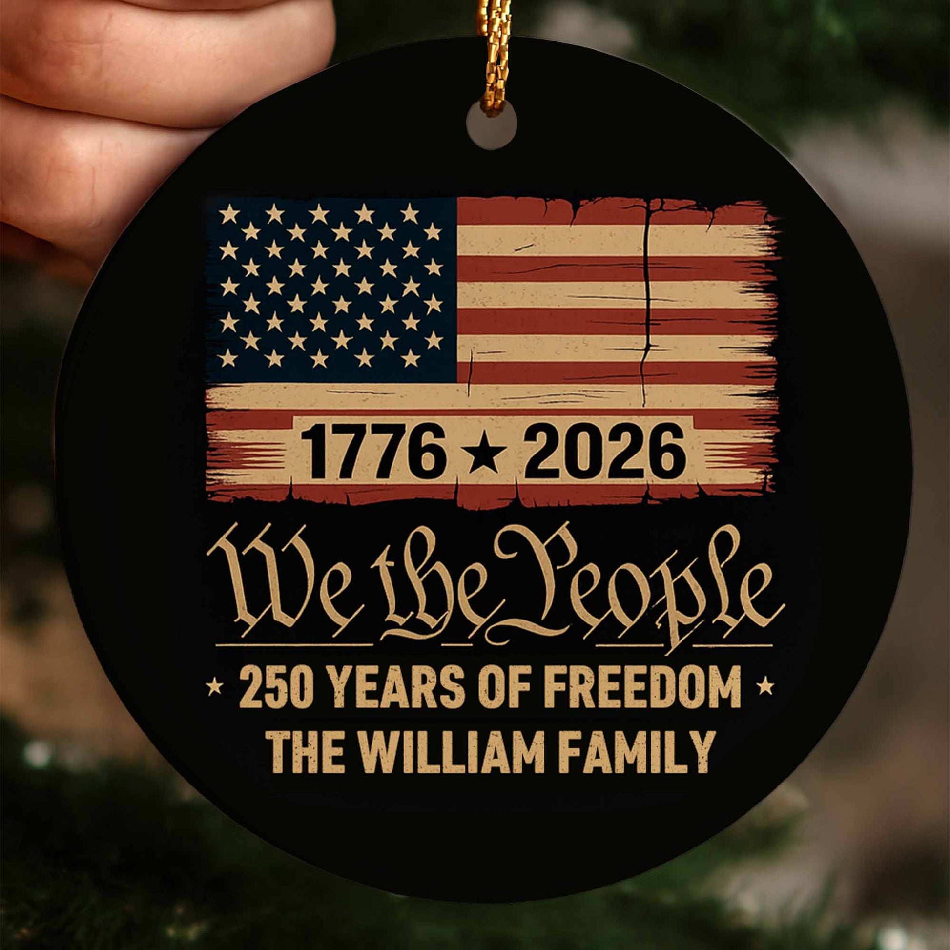 We The People, 250 Years Of Freedom, American Flag