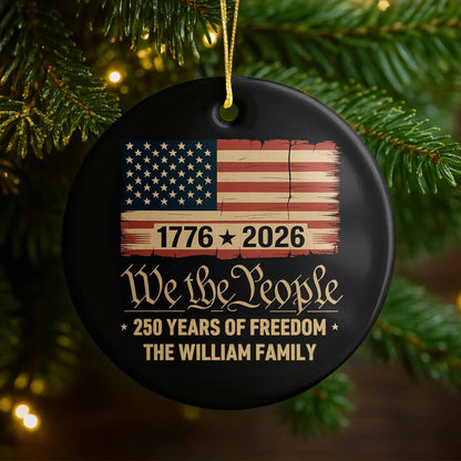 We The People, 250 Years Of Freedom, American Flag