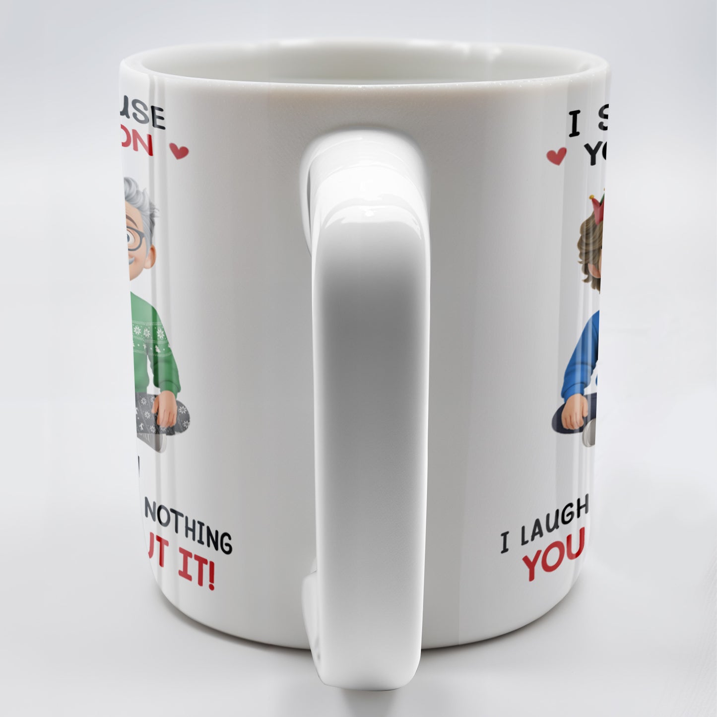 I Smile Because You're My Son, Cartoon Figures and Christmas Sweaters