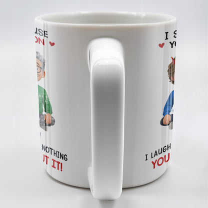 I Smile Because You're My Son, Cartoon Figures and Christmas Sweaters