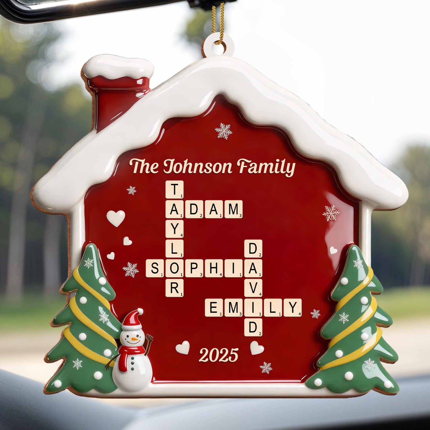 Celebrate Your Family's Special Moments, Snowman And Christmas Tree