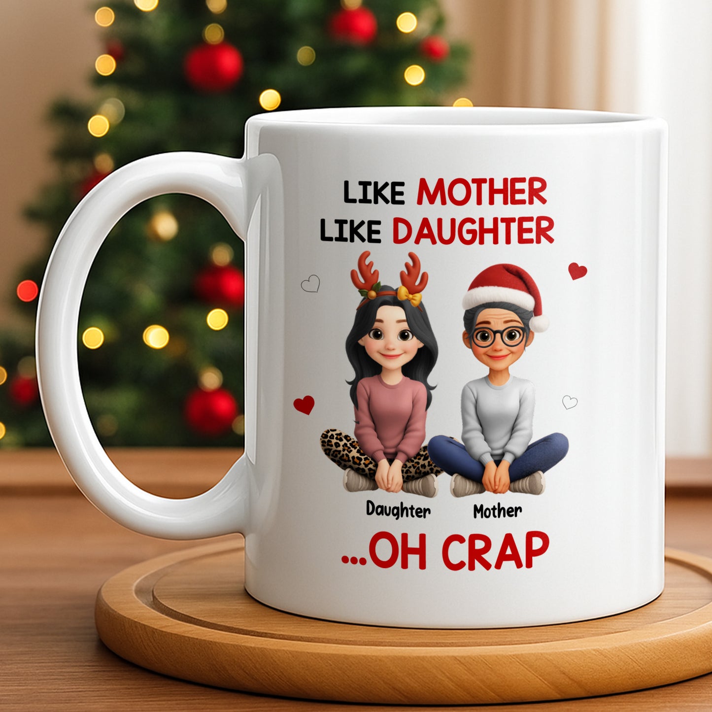 Like Mother Like Daughter With Cartoon Characters