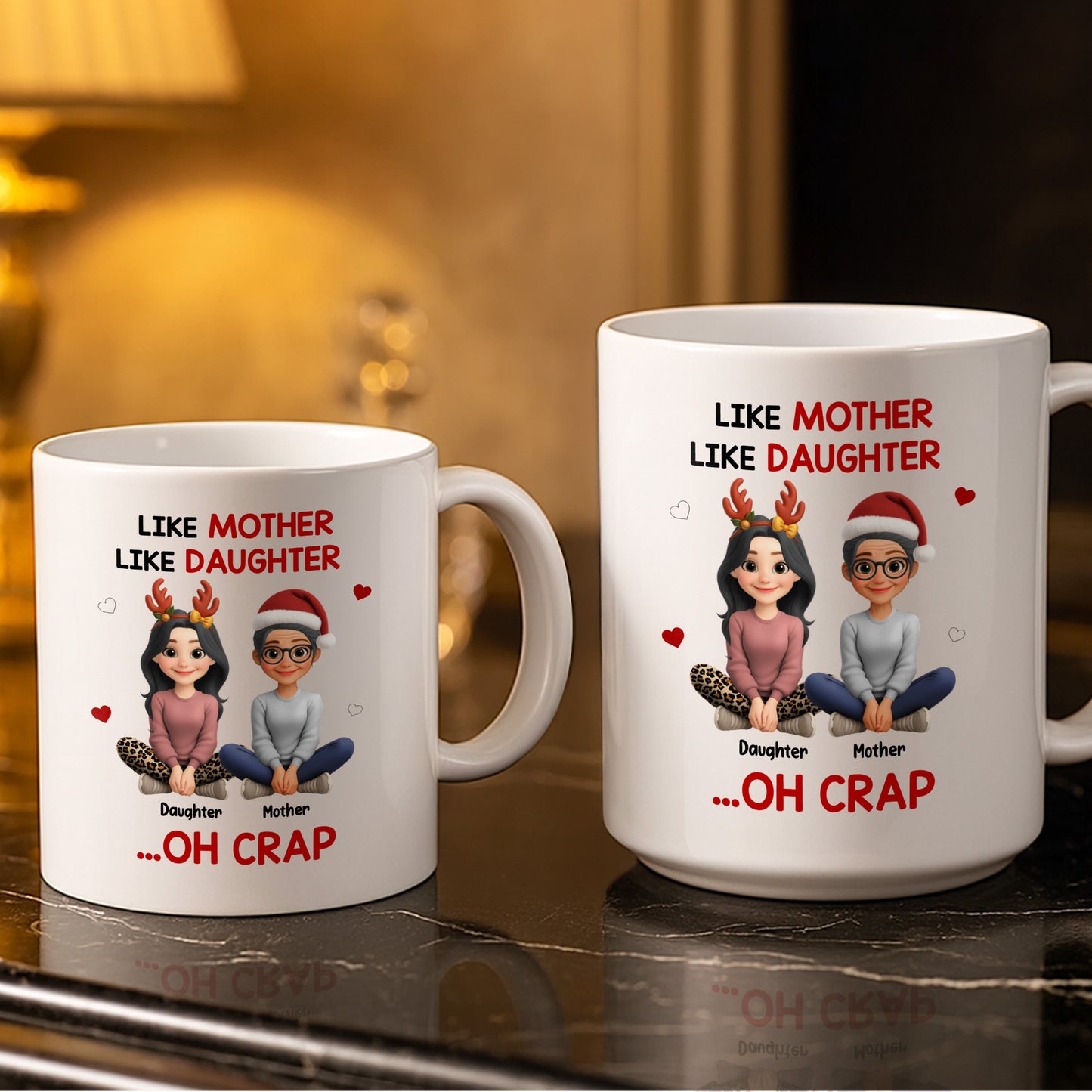 Like Mother Like Daughter With Cartoon Characters