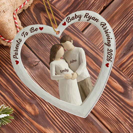 Parents To Be, Baby Arriving, Couple In Heart