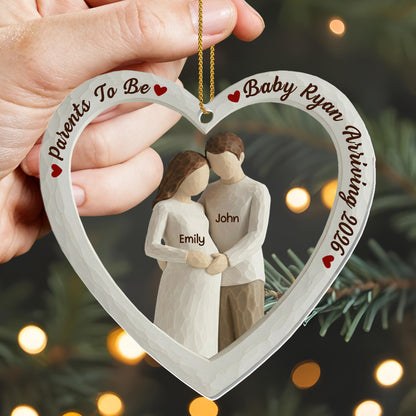 Parents To Be, Baby Arriving, Couple In Heart