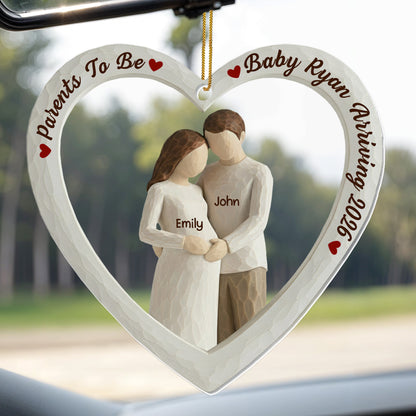 Parents To Be, Baby Arriving, Couple In Heart