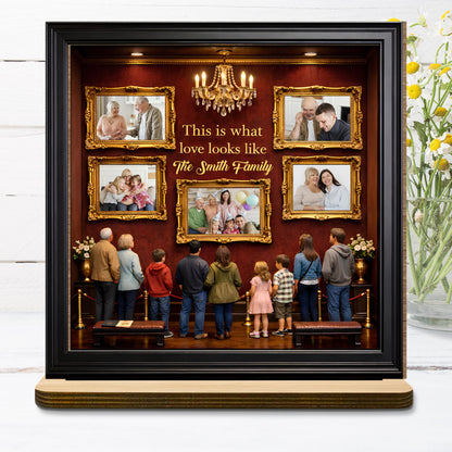 This Is What Love Looks Like Family Portraits Plaque