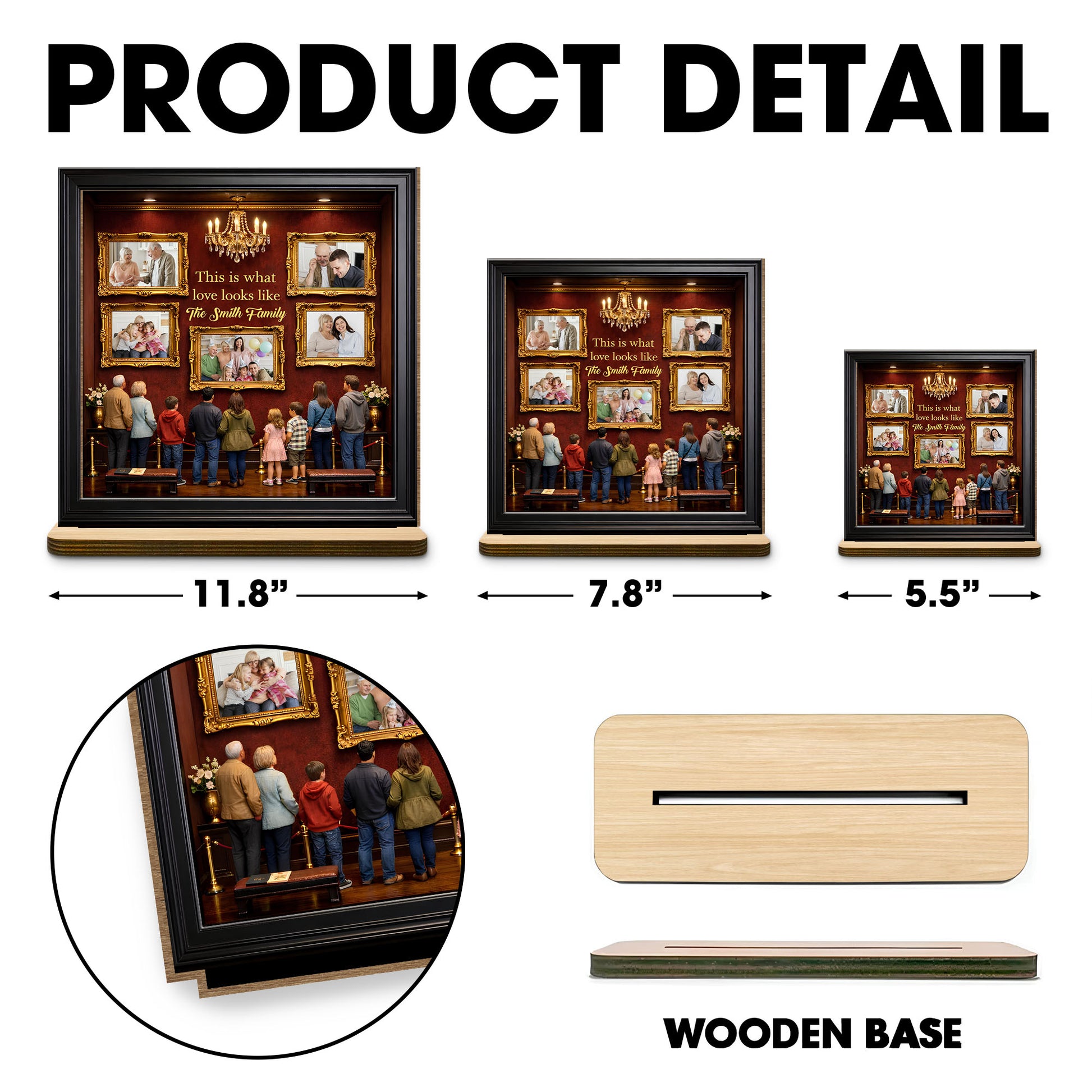 This Is What Love Looks Like Family Portraits Plaque