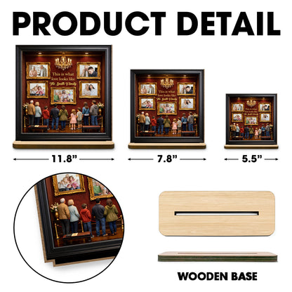 This Is What Love Looks Like Family Portraits Plaque