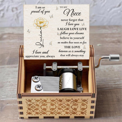 I Am So Proud Of You, Flower And Butterfly Design